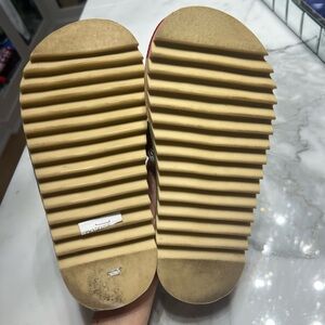 FARM RIO SLIDES WORN ONCE